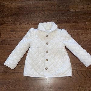 Ralph Lauren winter white coat